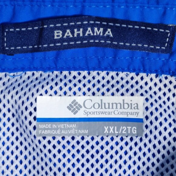 Columbia Bahama PFG Omni-shade men's size 2XL blue mesh lining - Picture 4 of 12